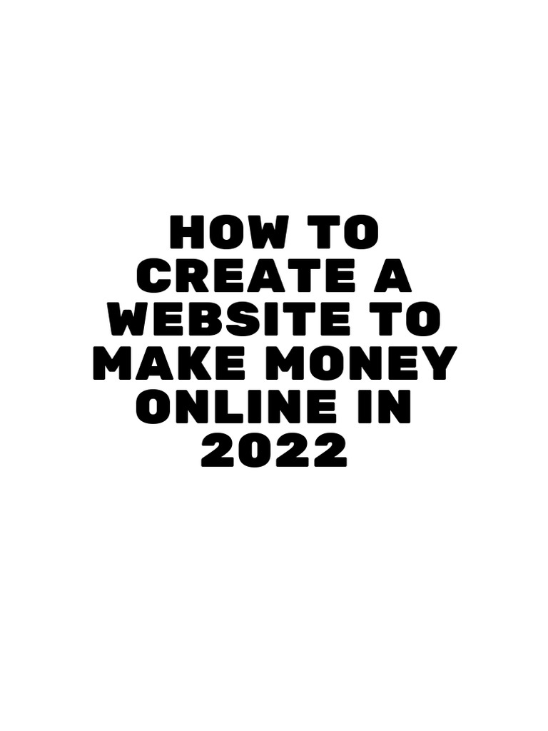 Website Make Money Online
