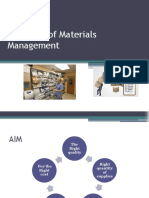 Overview of Materials Management