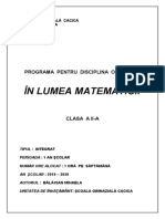 Opțional În Lumea Matematicii