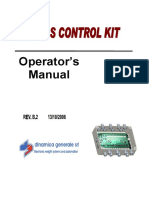 Operator's Manual for Micro Computer System with Motor Controls