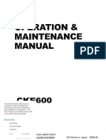 Operator Manual Kobelco CKE600