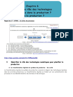 Chap 6 Quel Est Le Rôle Des Technologies Numériques Dans La Production - Id - 3904