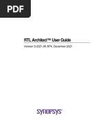 RTL Architect™ User Guide