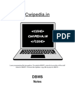 DBMS Cwipedia - in
