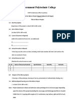 Micro Projects Report Format