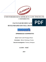 Monografia de Aprendizaje Cooperativo