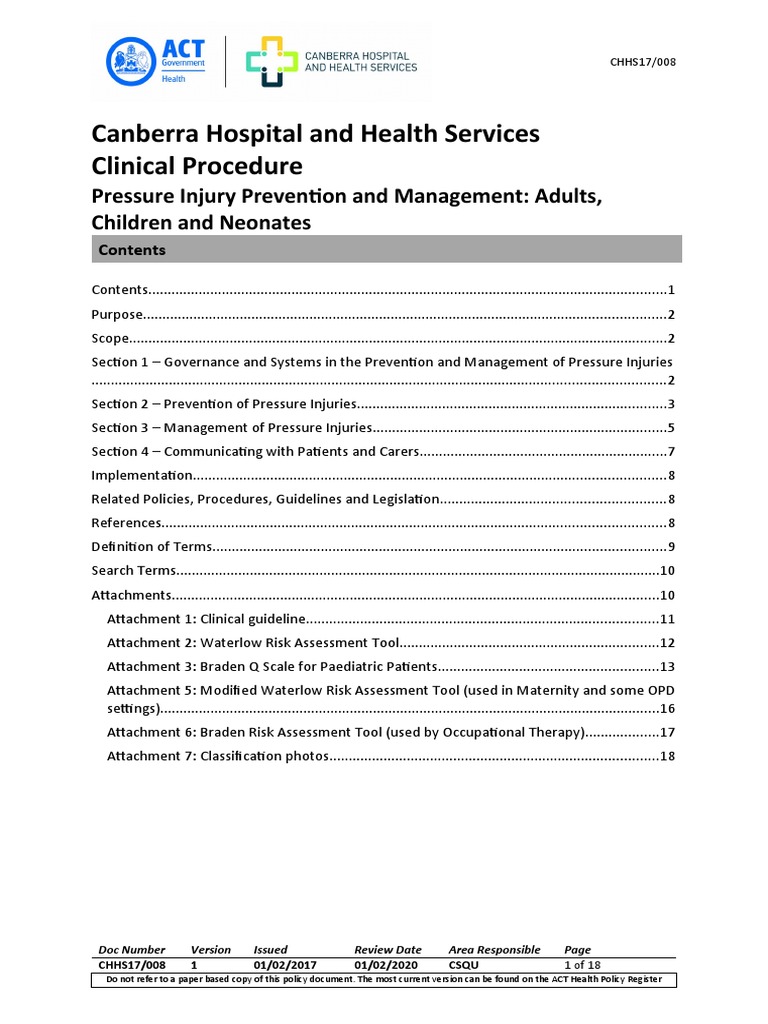 Pressure Injury Prevention Guidelines | PDF | Evidence Based Medicine ...