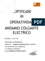 Paquete Certificación Completo Scaffolds - Srl...