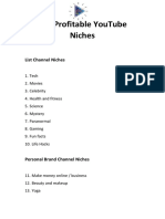 Bonus 5.1 - List - of - 100 - Profitable - Niches