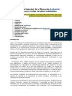 Componentes Naturales de La Educación Ambiental