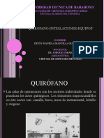 Materiales y Equipos Del Quirófano