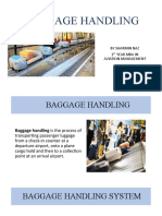 Baggage Handling: by Sharmin Naz 1 Year Mba in Aviation Management