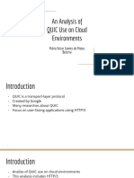 An Analysis of QUIC Use on Cloud Environments (Apresentação)