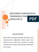 Beslenme Durumunu Tarama Araçları I