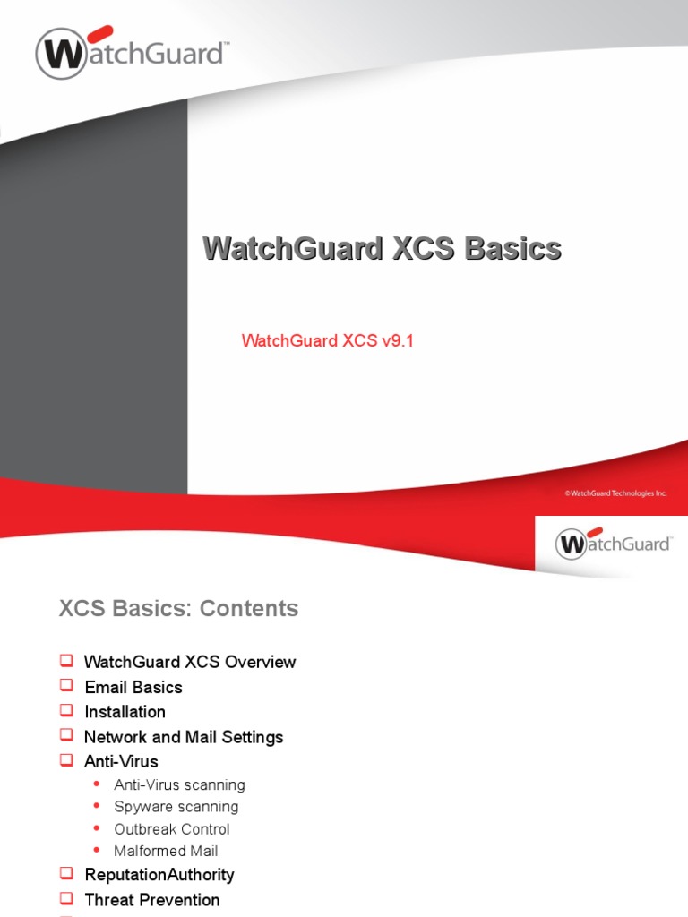 XCS v91 Studentguide Basics | PDF | Email Spam | Domain Name System