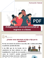 Adaptación Socioemocional Al Regreso A Clases