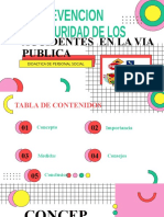 Prevencion y Seguridad de Los Accidentes en La Via Publica 1