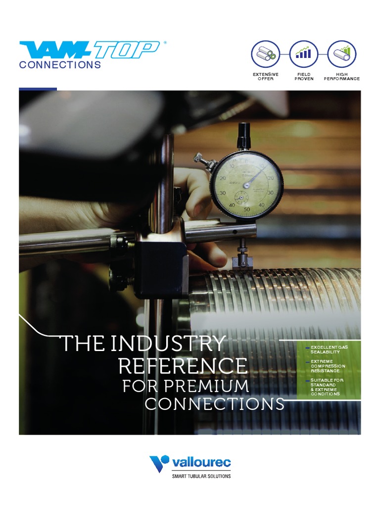 Brochure VAM TOP | PDF | Pipe (Fluid Conveyance) | Materials