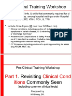 Pre-Clinical Workshop Part 1 Common Medical Conditions NG Bobby 20201218