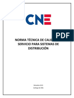 Norma Técnica de Calidad de Servicio Para Sistemas de Distribución