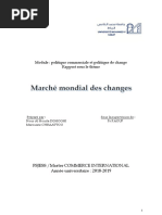 marche de change