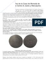 Primeras monedas acuñadas en México