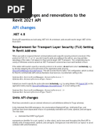 Revit Platform API Changes and Additions