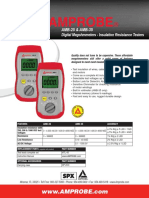 MEGOHMETRO Amprobe AMB-25 and AMB-35
