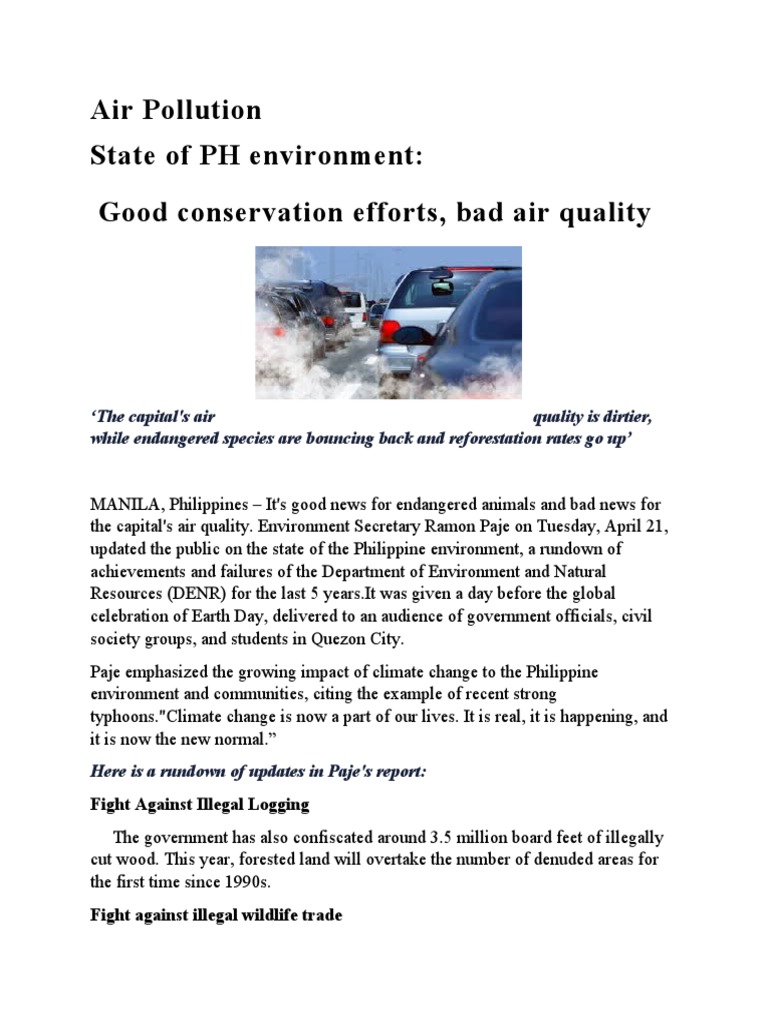 Philippines Environmental Report 2023 | PDF | Mining | Soil