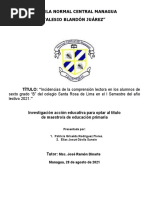 Elías Dávila - Formato para El Protocolo de Investigación Acción Educativa 2021 JRDINARTE