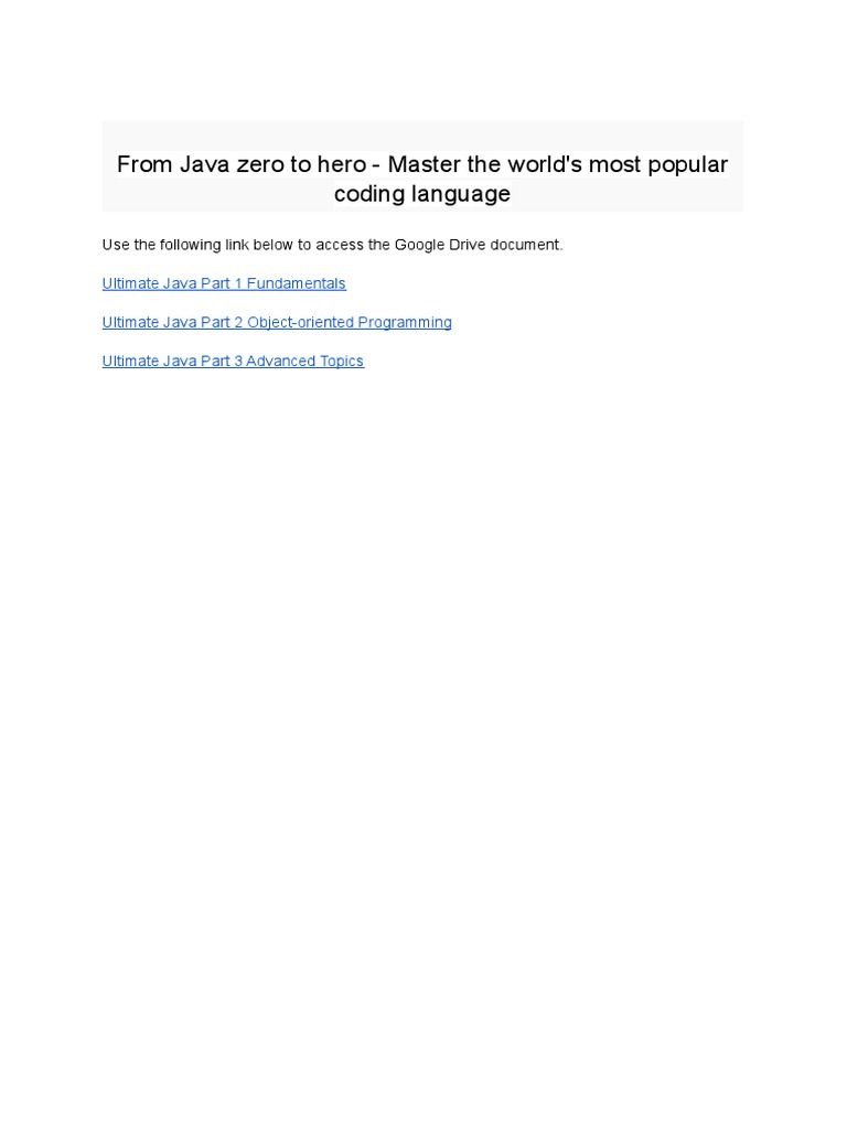 Mosh Hamedani - The Ultimate Java Mastery Series | PDF | Games ...