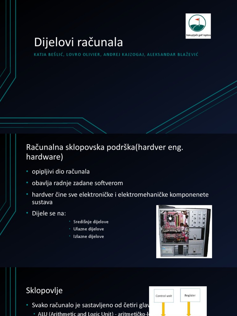 Dijelovi Računala | PDF