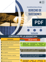 Derecho de Sucesiones - Generalidades en el  CPCN Nicaragua