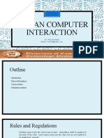 Human Computer Interaction: Dr. Wajeeha Khalil