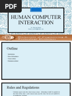 Human Computer Interaction: Dr. Wajeeha Khalil