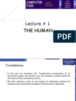 Lecture # 2 - Human