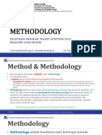 Methodology: Pelatihan Program 2019 Beasiswa Luar Negeri