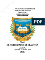 Plan de Actividades Practica Campo 2021-II