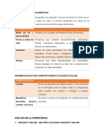 Segmentacion Psicografico y Analisis de Master Crossfit Online