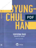 Byung-Chul Han Yeryüzüne Övgü İnka Yayınları