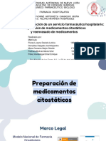 Preparacion de Citostaticos y Reenvasado de Medicamentos