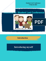 Grade 1 Student Led Conference PPT-S