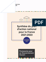 3e Plan D'action National Partenariat Pour Un Gouvernement Ouvert