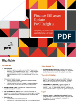Finance Bill 2020 Update PWC Insights