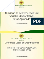 Distribuciones de Frecuencias para Variables Cuantitativas (Datos Agrupados)