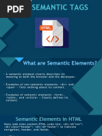 Semantic Tags