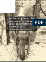 Formación y Desarrollo Profesional Del Educador Social en Contextos de Intervención - Cristina Sánchez Romero