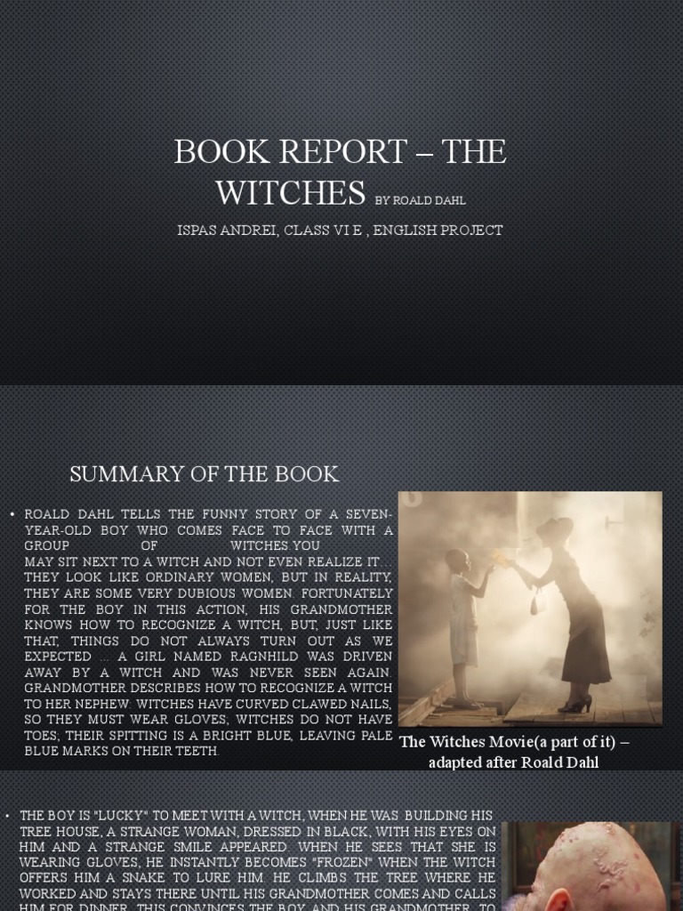 Summary of Roald Dahl's The Witches | PDF