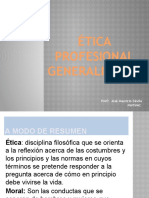 01. Ética Profesional Generalidades.