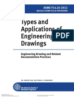 Types and Applications of Engineering Drawings: ASME Y14.24-2012